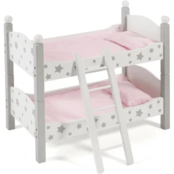 BAYER CHIC 2000 Puppen-Etagenbett Stars Grau