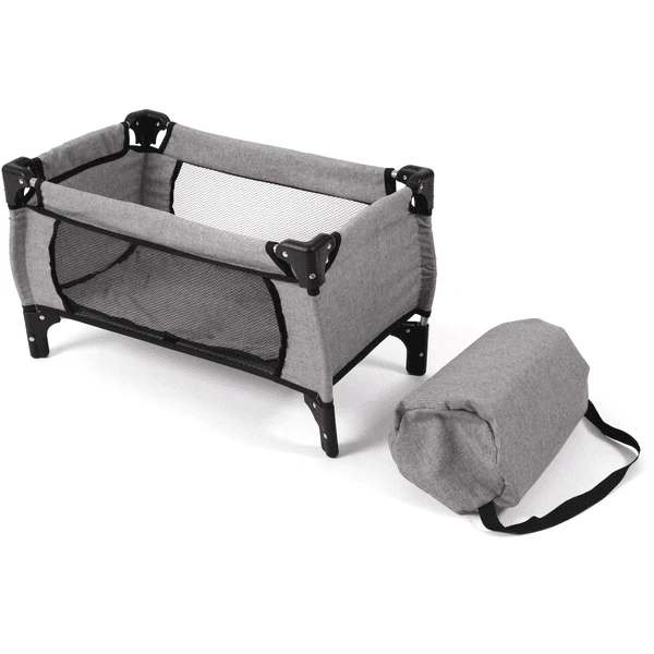 BAYER CHIC 2000 Puppen-Reisebett Deluxe Melange Grau 3 BAYER CHIC 2000 Puppen-Reisebett Deluxe Melange Grau