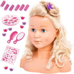 Bayer Design Frisierkopf Super Model 27 Cm Mit Kosmetik