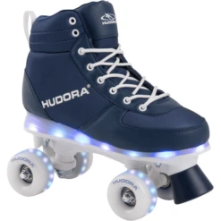 HUDORA® Roller Skates Advanced, Navy LED