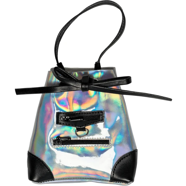 I'M A GIRLY Silver Black Bag 3 I'M A GIRLY Silver Black Bag