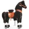PonyCycle® Black With White Hoof Horse -Kinderspielzeugladen ponycycle black with white hoof horse a338461